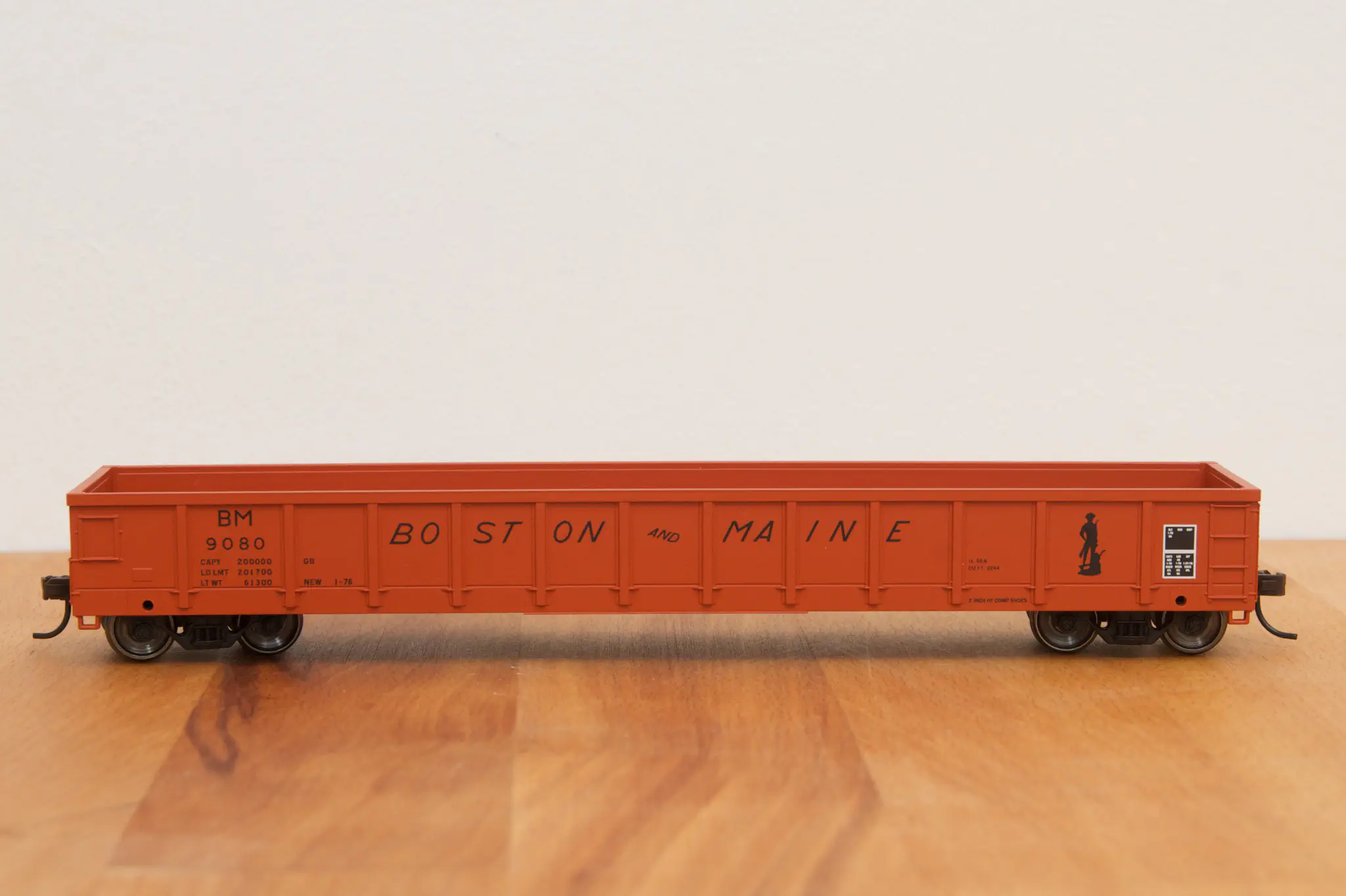 Atlas Gondola: Boston & Main BM 9080